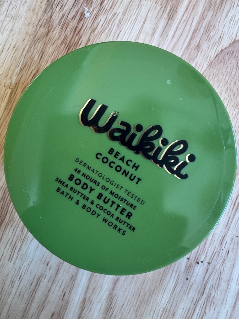 Bath & Body Works Waikiki Beach Coconut Body Butter - Green